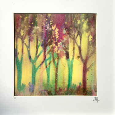 In the Morning Mist | Acrylic & Ink on Linen Canvas