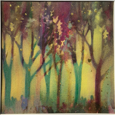 In the Morning Mist | Acrylic & Ink on Linen Canvas