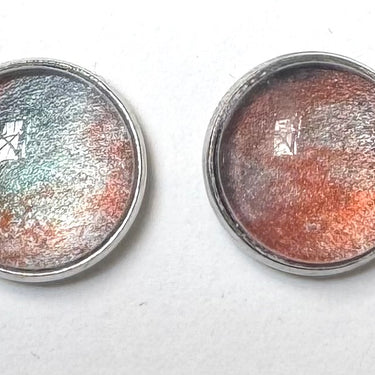 Vibrant Stud Earrings | Sammi’s Art in 12mm Stainless Steel