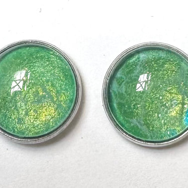 Vibrant Stud Earrings | Sammi’s Art in 12mm Stainless Steel