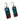Handmade Drop Earrings with Sammi’s Vibrant Artwork | Sterling Silver & Glass