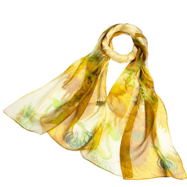 Van Gogh Sunflowers - 100% Silk Scarf