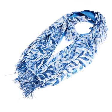 William Morris’s Willow Boughs Scarf – Eco-Friendly Recycled Pashmina Wrap