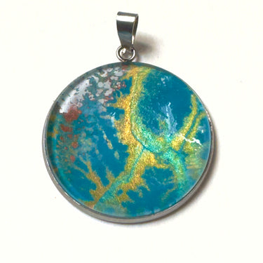 Hand-Painted Artwork Pendants | Unique Sammi Art Jewellery