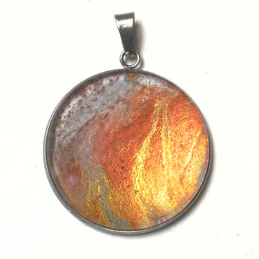 Hand-Painted Artwork Pendants | Unique Sammi Art Jewellery