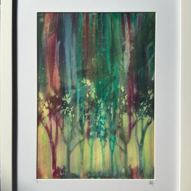 When The Forest Breathes  |  Acrylic & Ink on Linen Canvas