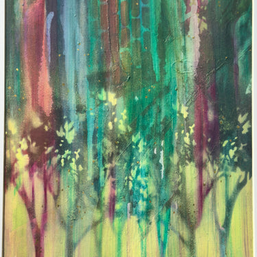 When The Forest Breathes  |  Acrylic & Ink on Linen Canvas