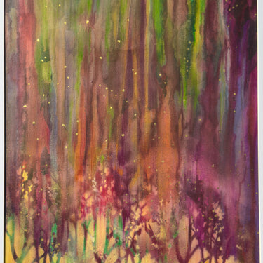 At First Light  |  Acrylic & Ink on Linen Canvas