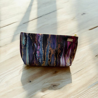 Art Printed Washbags | Waterproof and Stylish | Purple & Lavender