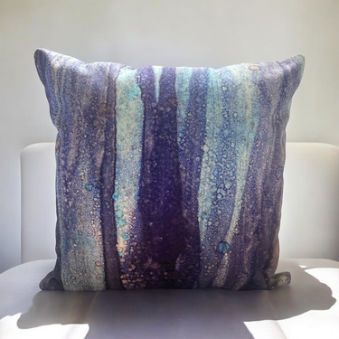 Vibrant Cotton Canvas Cushion | Art Print by Sammi