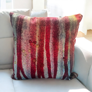 Vibrant Cotton Canvas Cushion | Art Print by Sammi